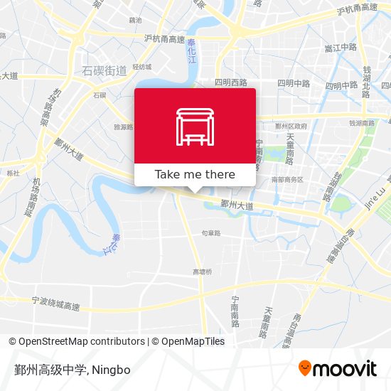 鄞州高级中学 map
