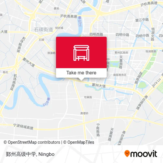 鄞州高级中学 map