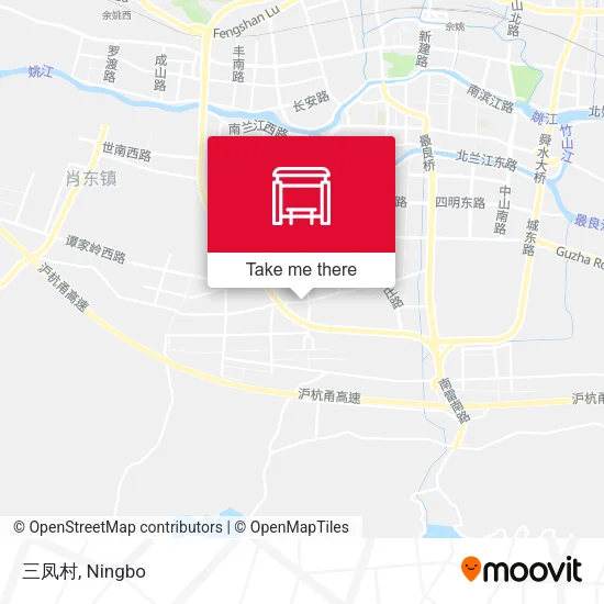 三凤村 map