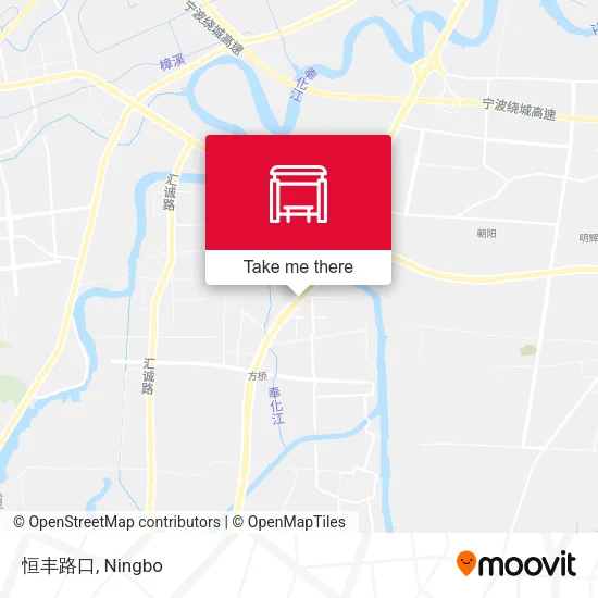 恒丰路口 map