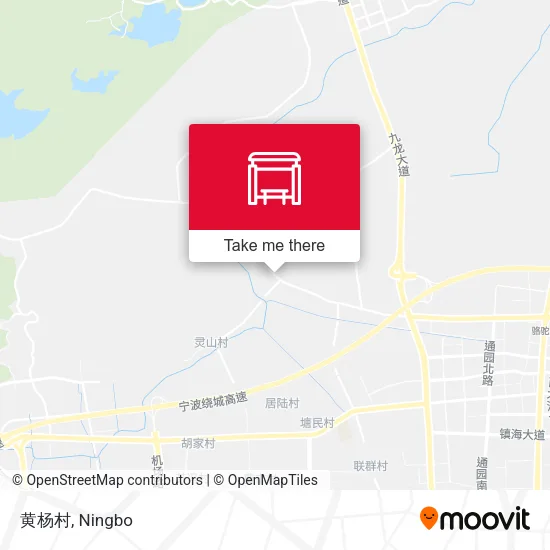 黄杨村 map