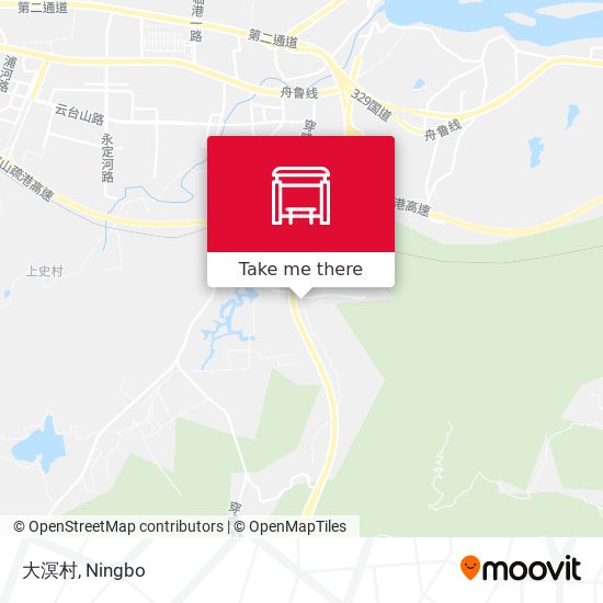 大溟村 map