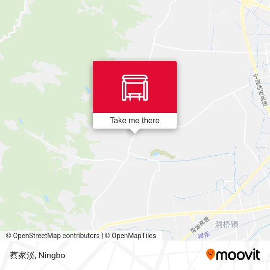 蔡家溪 map