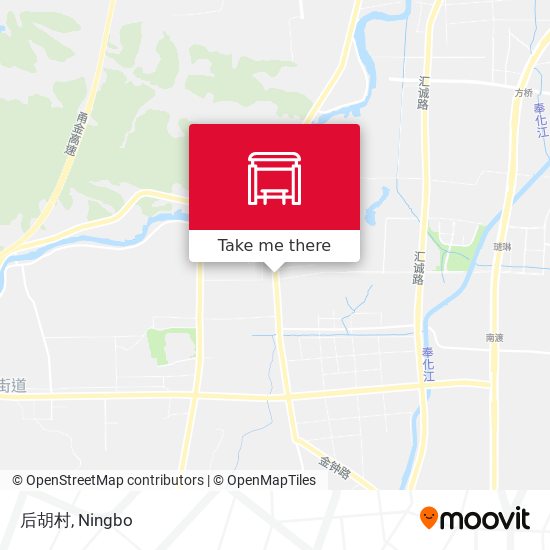 后胡村 map
