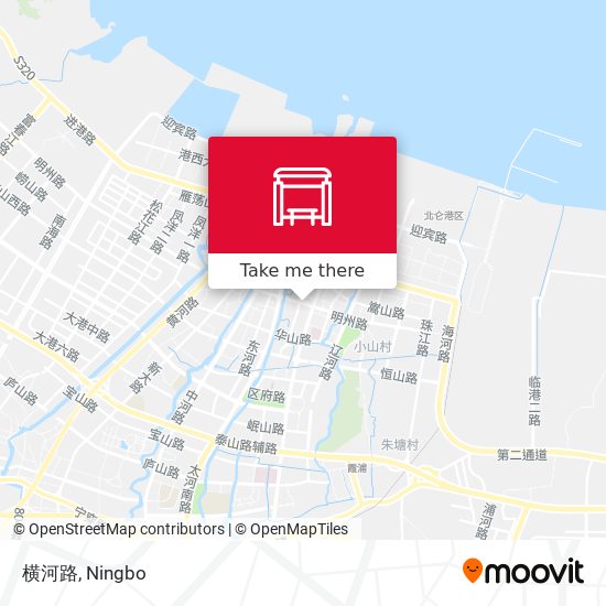 横河路 map