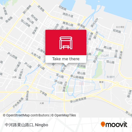 中河路黄山路口 map