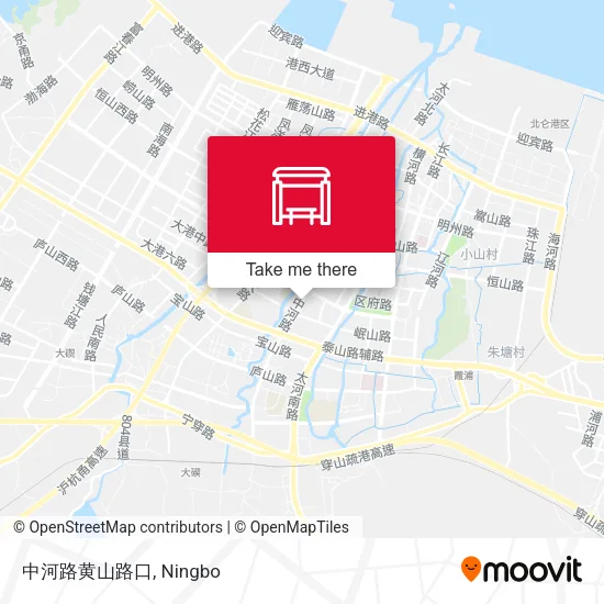 中河路黄山路口 map