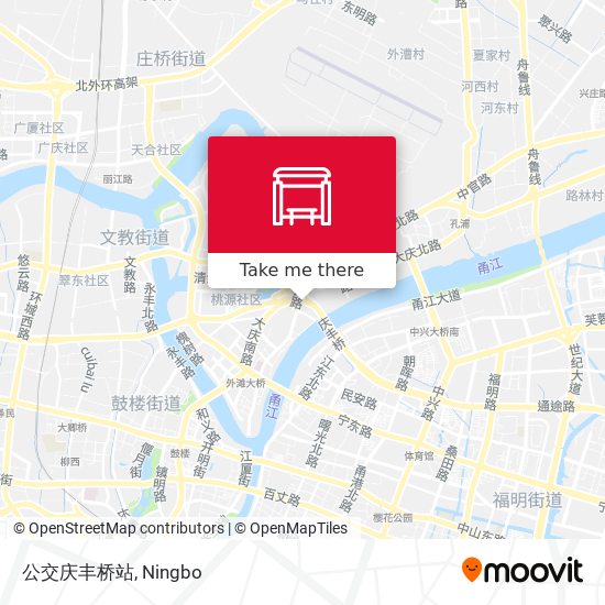 公交庆丰桥站 map