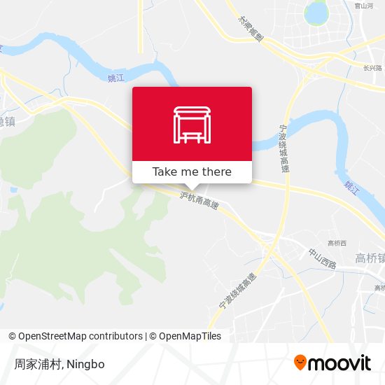 周家浦村 map