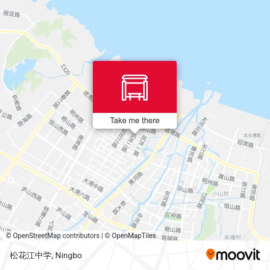 松花江中学 map