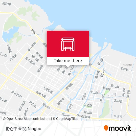 北仑中医院 map