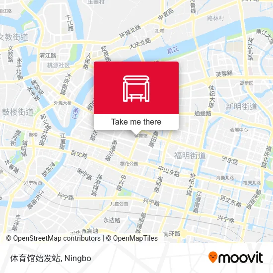 体育馆始发站 map