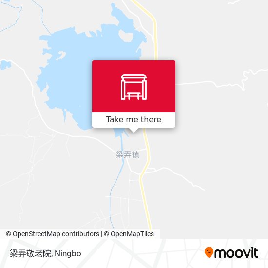 梁弄敬老院 map
