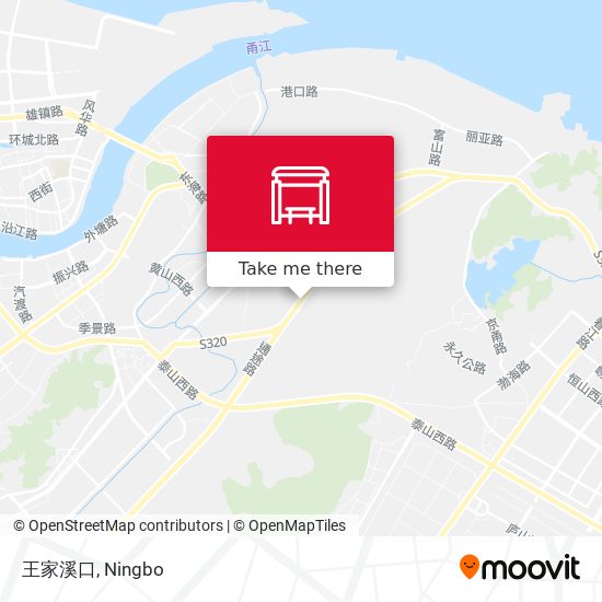 王家溪口 map