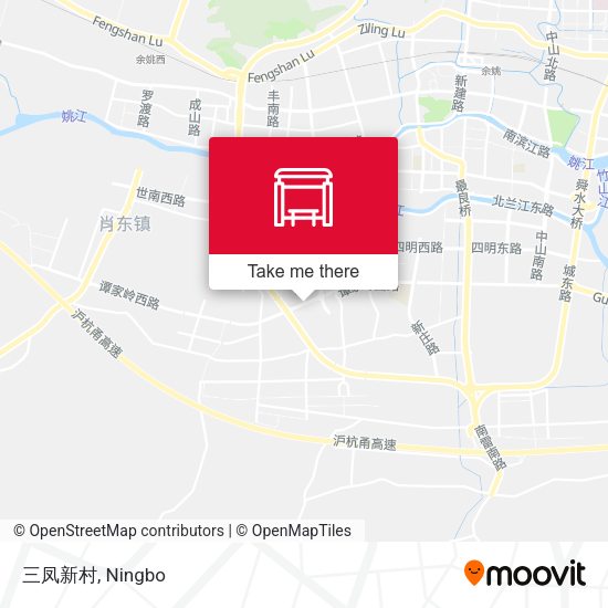 三凤新村 map
