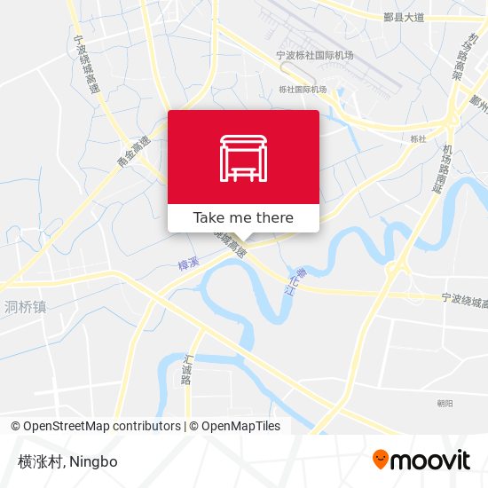 横涨村 map