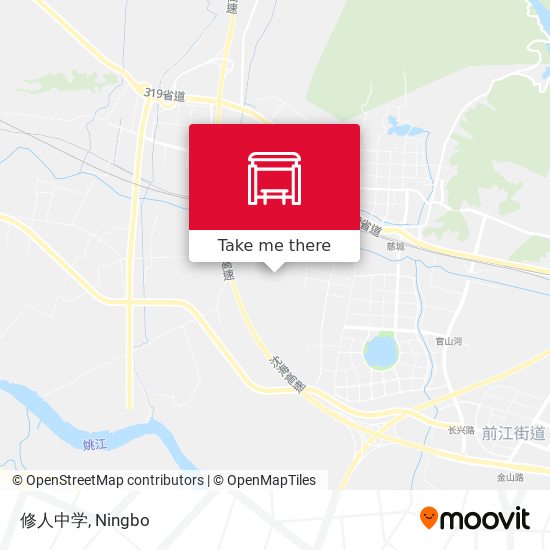 修人中学 map