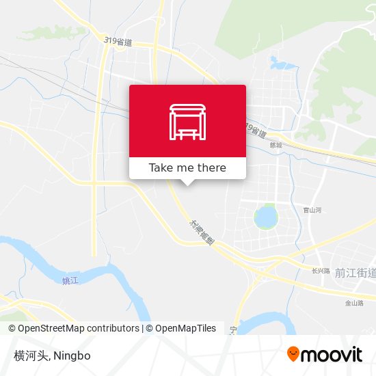 横河头 map