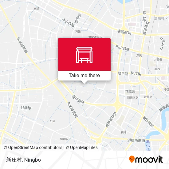 新庄村 map