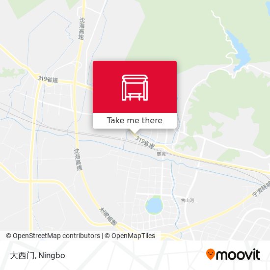 大西门 map