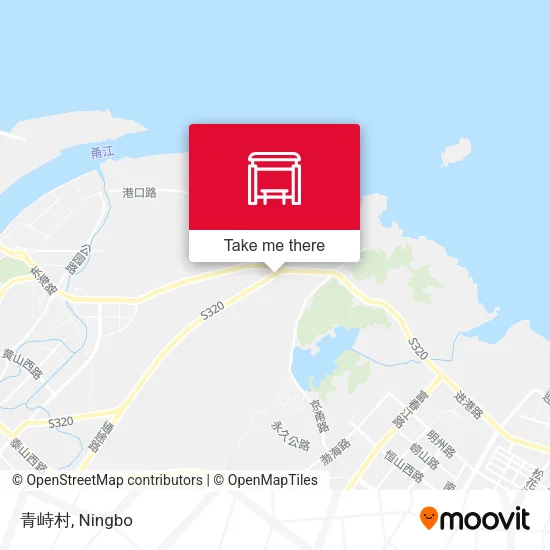 青峙村 map