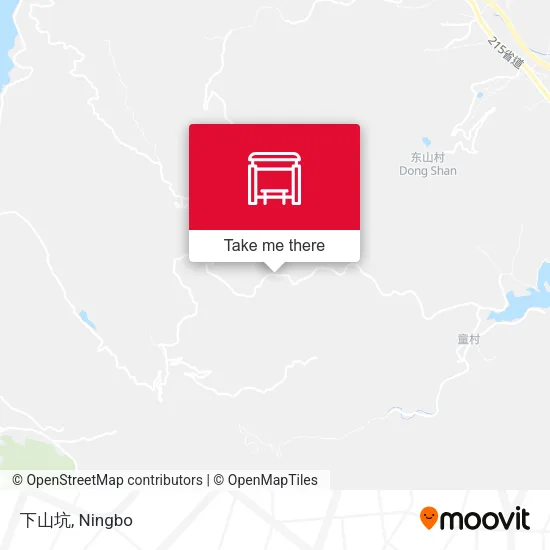 下山坑 map
