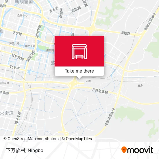 下万龄村 map