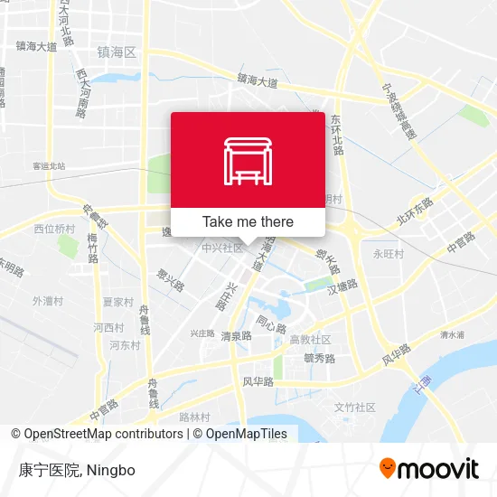 康宁医院 map