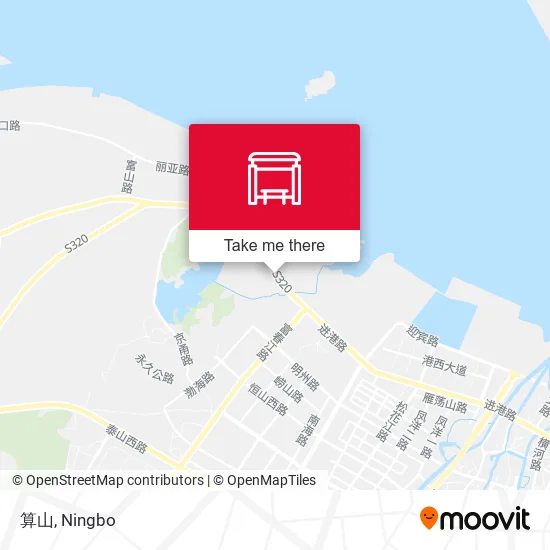 算山 map