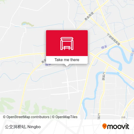 公交洞桥站 map