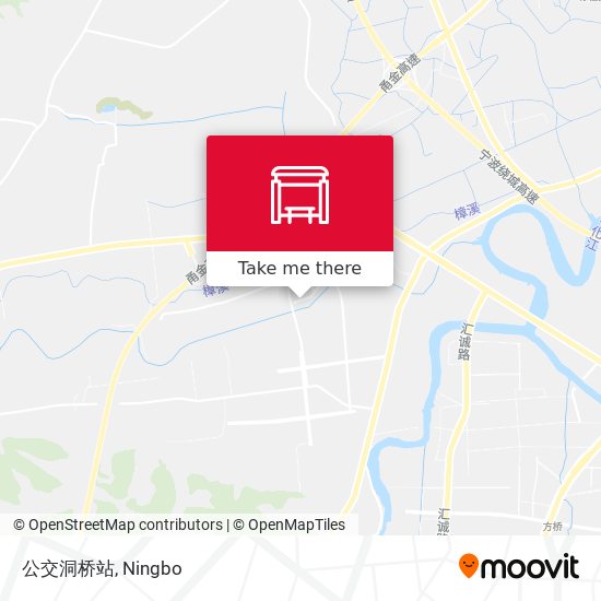 公交洞桥站 map