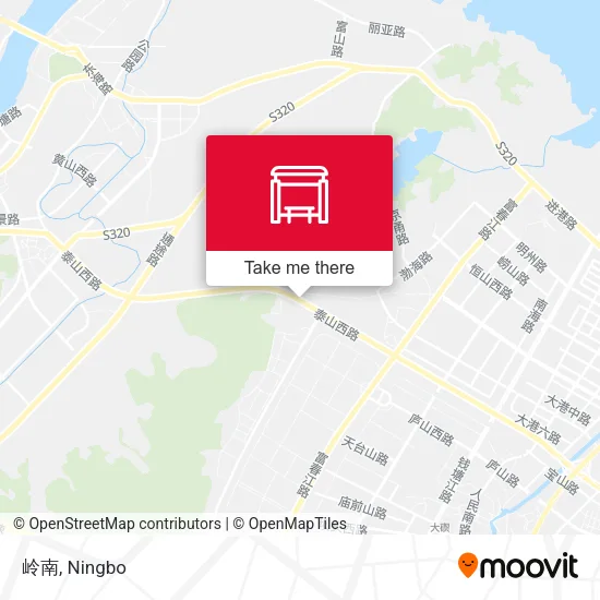 岭南 map