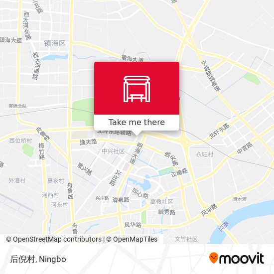 后倪村 map