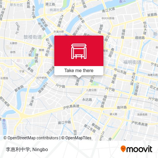 李惠利中学 map