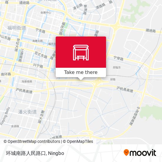 环城南路人民路口 map