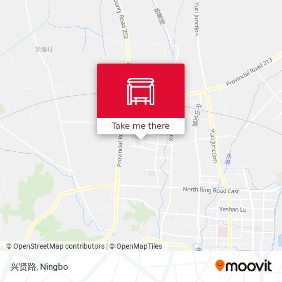 兴贤路 map