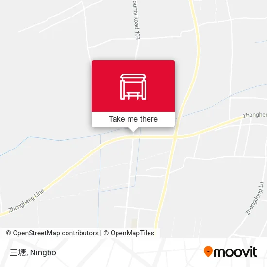 三塘 map