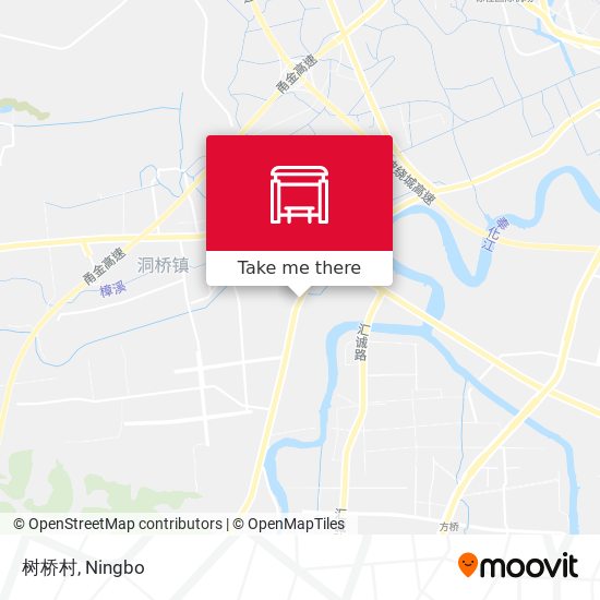 树桥村 map