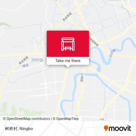 树桥村 map