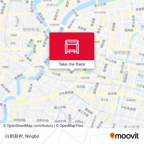 白鹤新村 map
