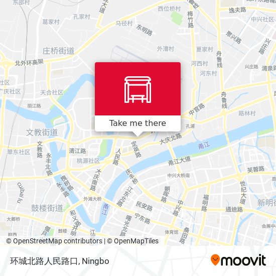 环城北路人民路口 map