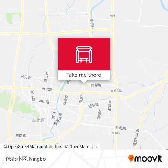 绿都小区 map