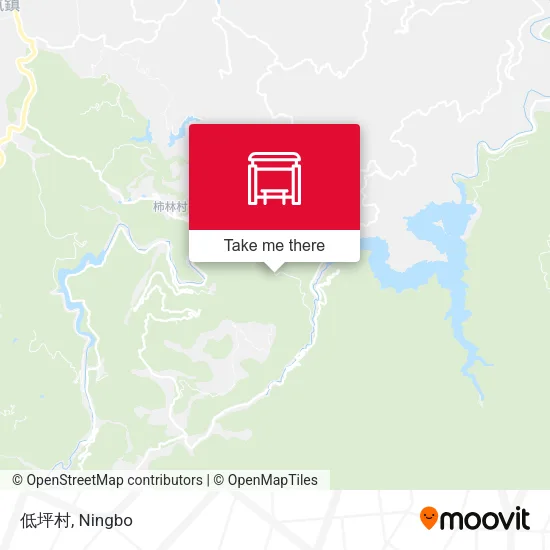 低坪村 map