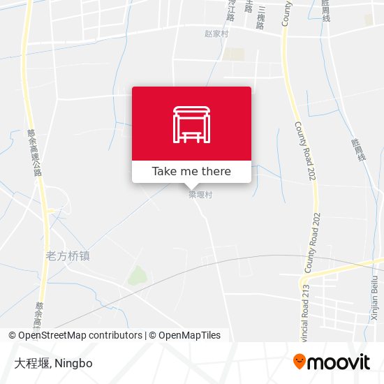 大程堰 map