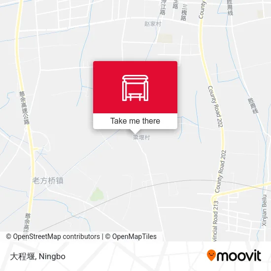 大程堰 map