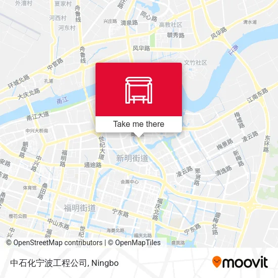 中石化宁波工程公司 map