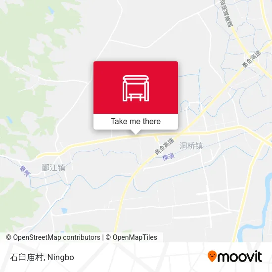 石臼庙村 map