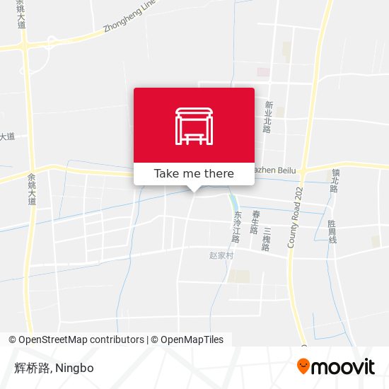 辉桥路 map