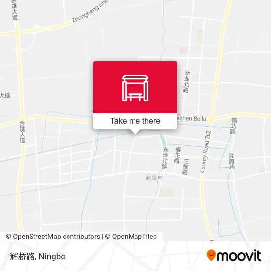 辉桥路 map