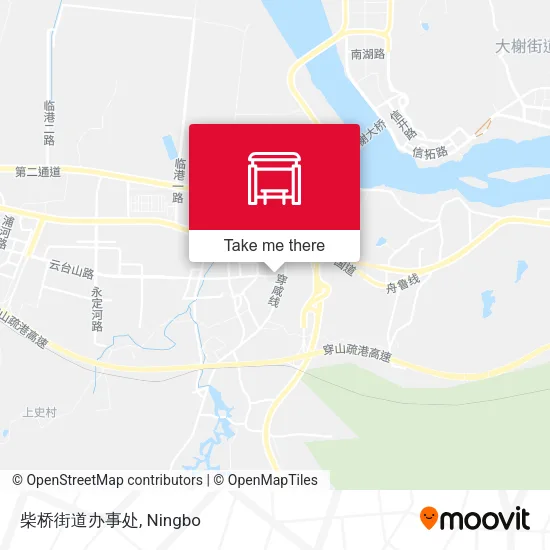 柴桥街道办事处 map